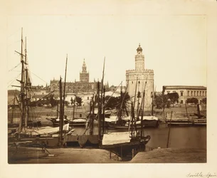 Catedral, Torre del Oro e Rio Guadalquivir, Sevilha