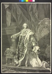 Rei de França Luís XV (gravura)