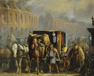A London Cab (óleo sobre tela) (para par ver 266153)