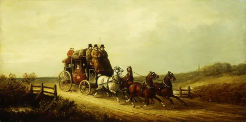 De Londres a Brighton Royal Mail na Open Road,