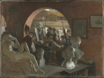Uma Alcove na Liga dos Estudantes de Arte