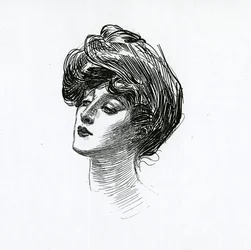 Uma garota Gibson, c.1902