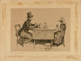 Tom Pinch e a sua irmã, de "Martin Chuzzlewit"