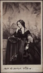 Retrato de Harriet Beecher Stowe 1811-1896, ca 1860.