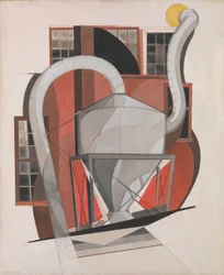 Máquinas, 1920 (guache e grafite no cartão)