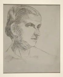 Retrato de Augusta B. Demuth [o artista