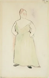 Mulher em vestido de noite