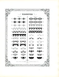 Coleção de Vinhetas Decorativas e Elementos Ornamentais (impressão)