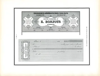 Modelos de documentos comerciais para uma empresa de transportes (imprimir)