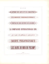 Cartelas de título decorativas para documentos comerciais (impressão)
