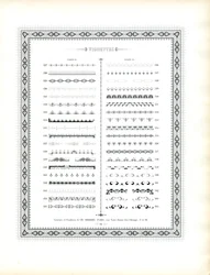 Vinhetas decorativas e motivos ornamentais (impressão)