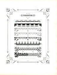 Orlas ornamentais e regras decorativas (impressão)