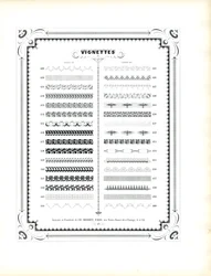 Ornamental Borders and Vignettes, Corps 20 (Continuation) (impressão)