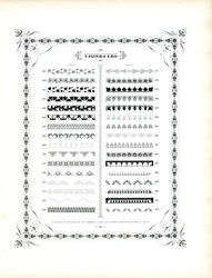 Ornamental Borders and Vignettes, Corps 20 (Continuation) (impressão)