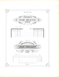 Papel timbrado ornamental para tipografia e loja de ferragens (impressão)