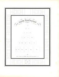 Modelo de layout de cartões Passepartout (imprimir)