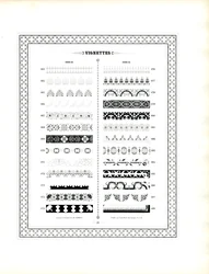 Bordas tipográficas e linhas de ornamentos (impressão)