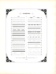 Folha de Catálogo de Espécimes de Vinhetas 4 (impressão)