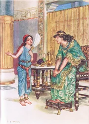 Ilustração de Através da Bíblia, publicada em 1928