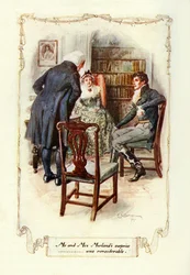 Sr. e Sra. Morlands surpresa ...... foi considerável, 1907 (ilustração)