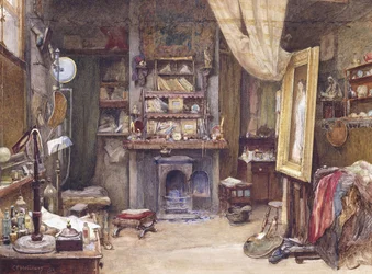 O estúdio do artista, 1885