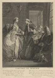 Contrato de casamento, século XVIII