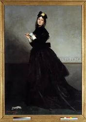 The Lady in the Glove Painting de Emile Auguste Carolus Duran (1837-1917) 1869 Sun. 2,28 x 1,64 m Paris, Musee d