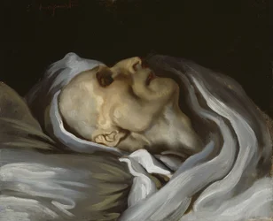 Théodore Géricault no seu leito de morte