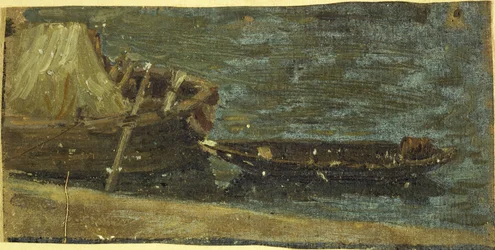 Barcos amarrados, c. 1870