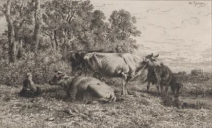 Vacas holandesas, 1864.