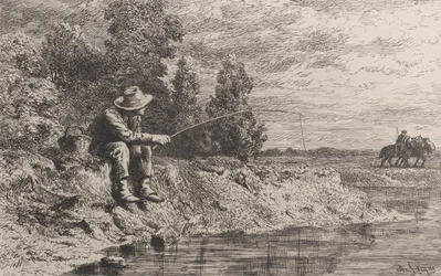 Pescando a barata, 1865.