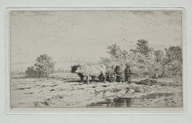 Paisagem, Trabalhadores, 1845.