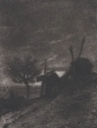 Moinhos em Montmartre, 1846.