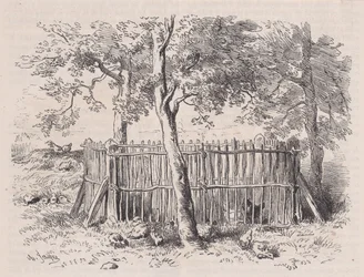 School Park, de Magasin Pittoresque, ca. 1852.