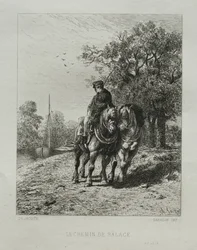 O caminho do reboque.
