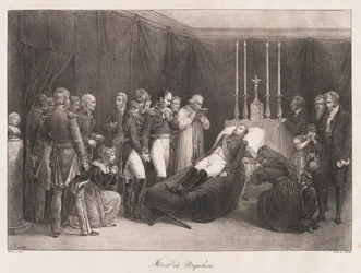 Morte de Napoleão, início do século XIX