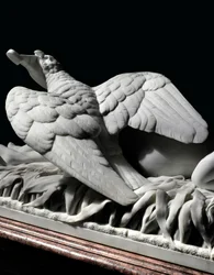 Uma figura em tamanho real de Rhodopis no pedestal, 1862
