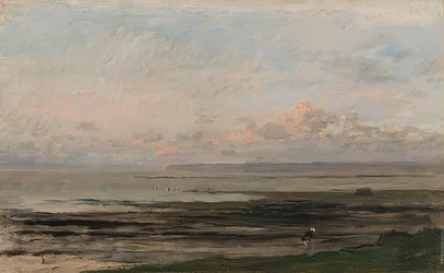 O mar na maré baixa