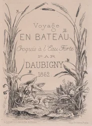 Frontispício, Viagem de barco, 1862.