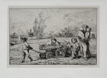 A viagem de barco: mudança para Le Botin A mobília dos navios ou mudança para o barco, 1861.