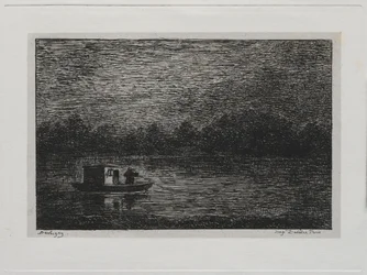 The Boat Trip: Night Voyage or Net Fishing segunda versão, 1861.