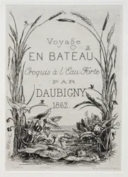 Título do frontispício do álbum: The Boat Trip, 1861.