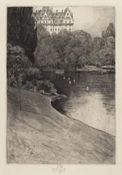 Pedacinho do Central Park, provavelmente 1918.