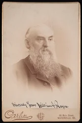 Retrato de William Augustus Rogers 1832-1898, antes de 1898.