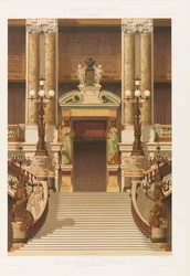 A nova Ópera de Paris, 1880.