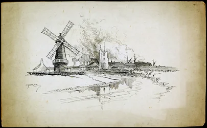 Wellington Windmill, Barking, Londres, 1892-1933