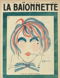 Capa do jornal "La Baionnette" de 31 de julho