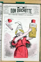 Capa do "Le Don Quixote", número 215, Satirique en Colours