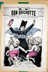 Capa do "Le Don Quixote", número 294, Satirique en Colours