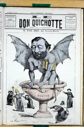 Capa do "Le Don Quixote", número 389, Satirique en Couleurs